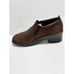 Solvei by Dansko Women's Leather Block Heels Slip-On Comfort Shoes Brown Size 41
