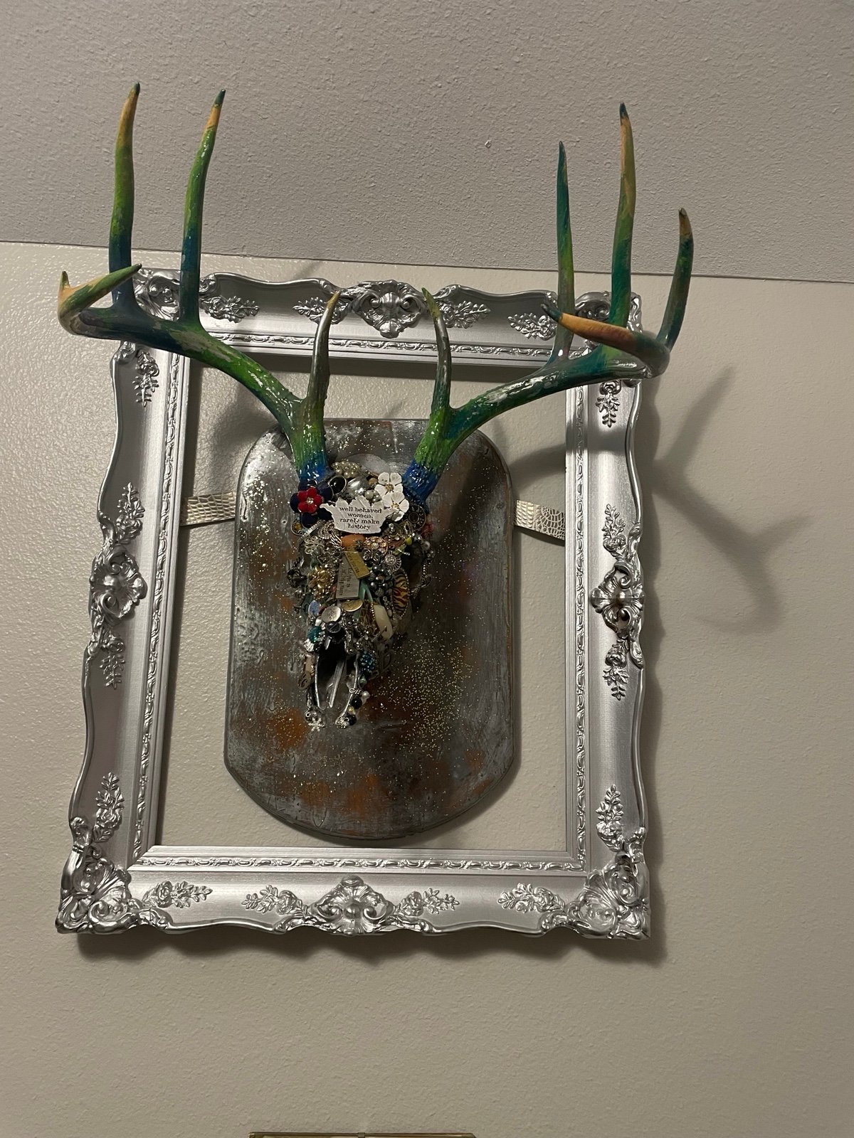 Bedazzled Deer Head