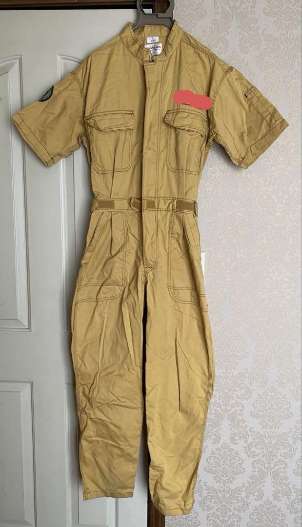 Toyota Workwear, Coveralls, Mustard Yellow, Short Sleeve