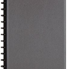 TUL® Discbound Notebook, Elements Collection, Letter Size, Narrow Ruled, Gunmeta