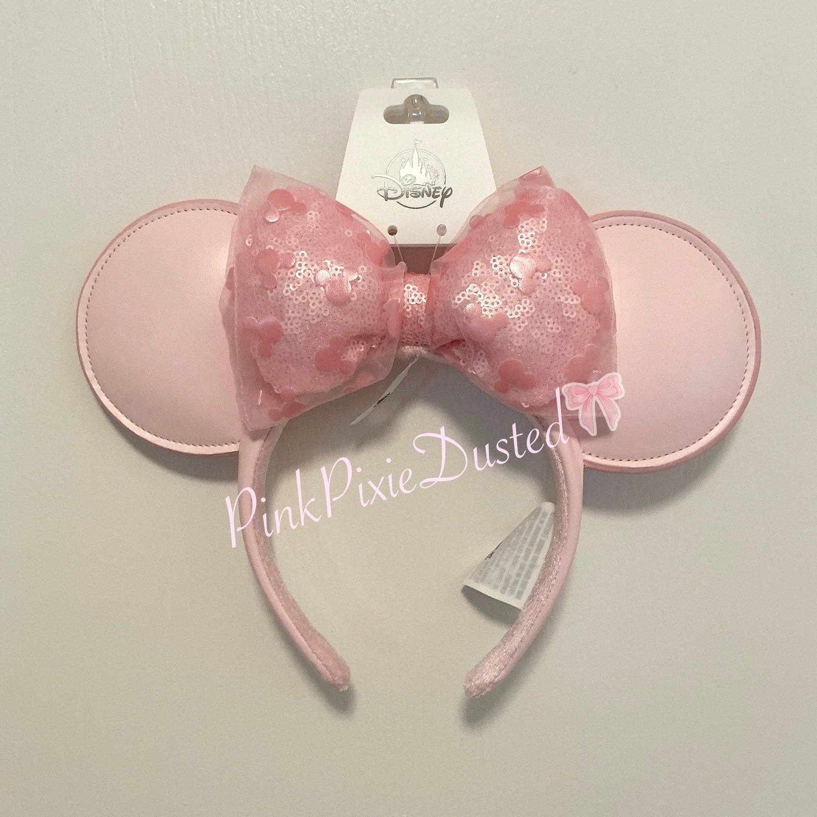New Pink Minnie Ears Headband Disney Parks NWT