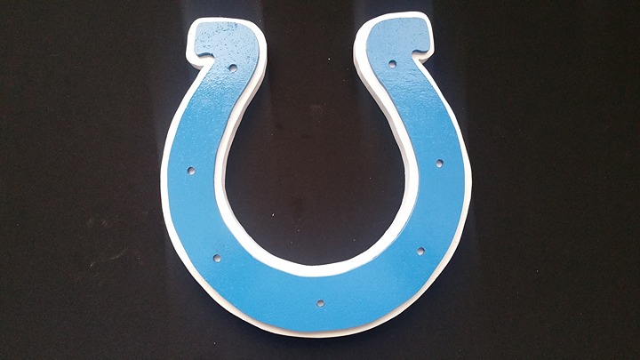Indianapolis Colts Wood Sign