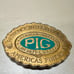 VTG PIG Belt Buckle Patience Integrity Guts Police Emblem Shield Americas Finest