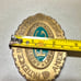 VTG PIG Belt Buckle Patience Integrity Guts Police Emblem Shield Americas Finest