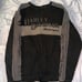 Black and grey Harley Davidson Crewneck