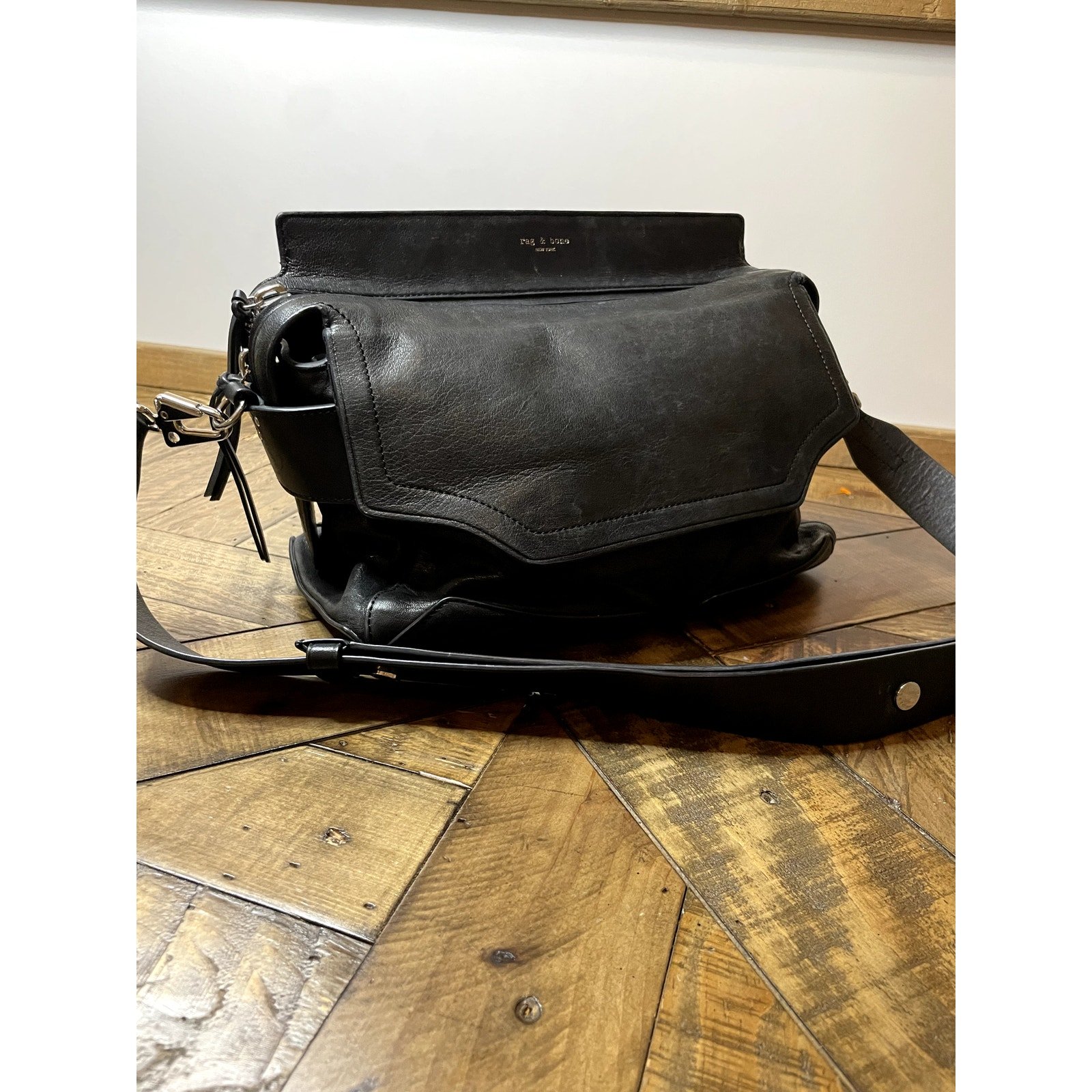 Rag & Bone Pilot Leather Satchel