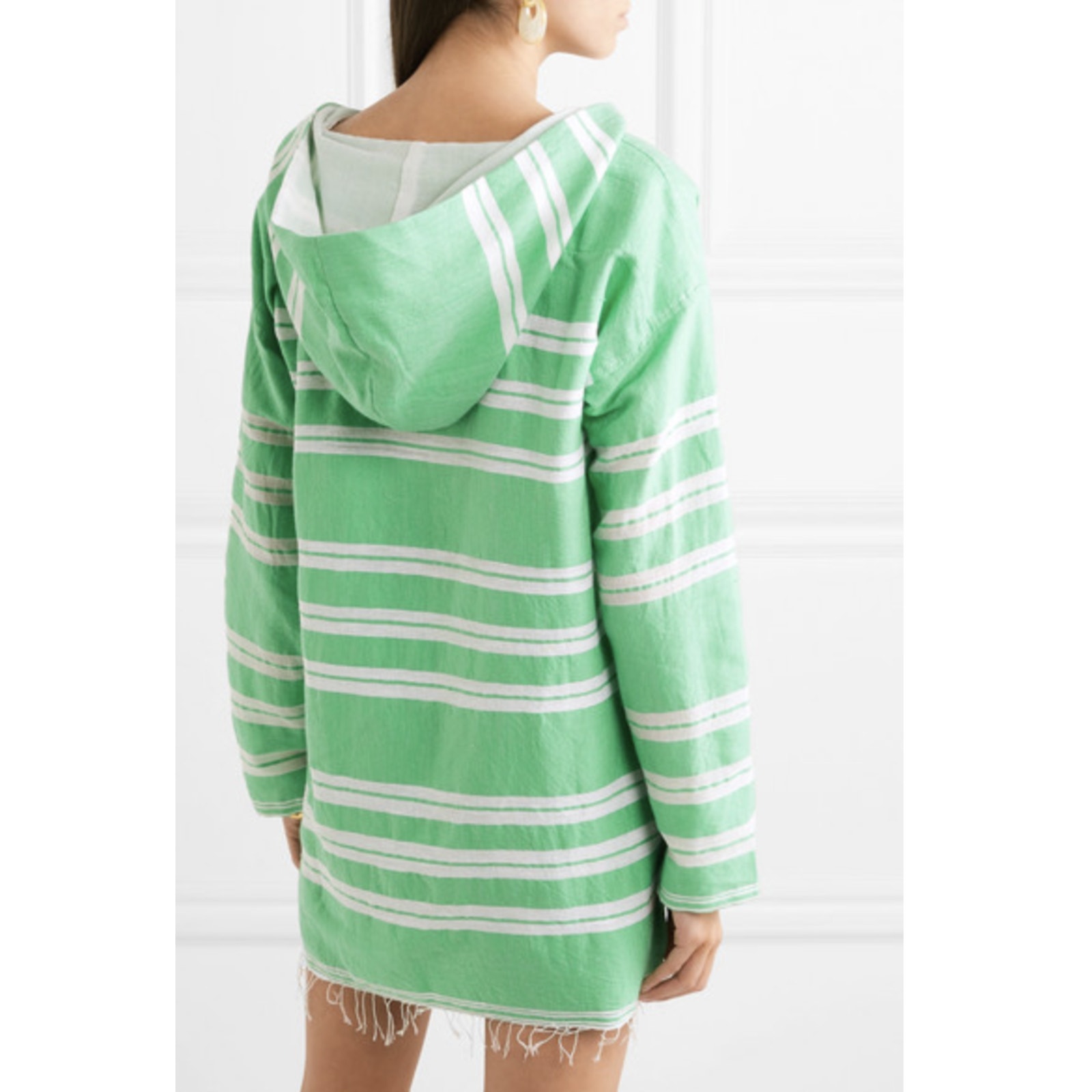 LEMLEM 345 DORO HOODIE TOP TUNIC BEACH COVER S