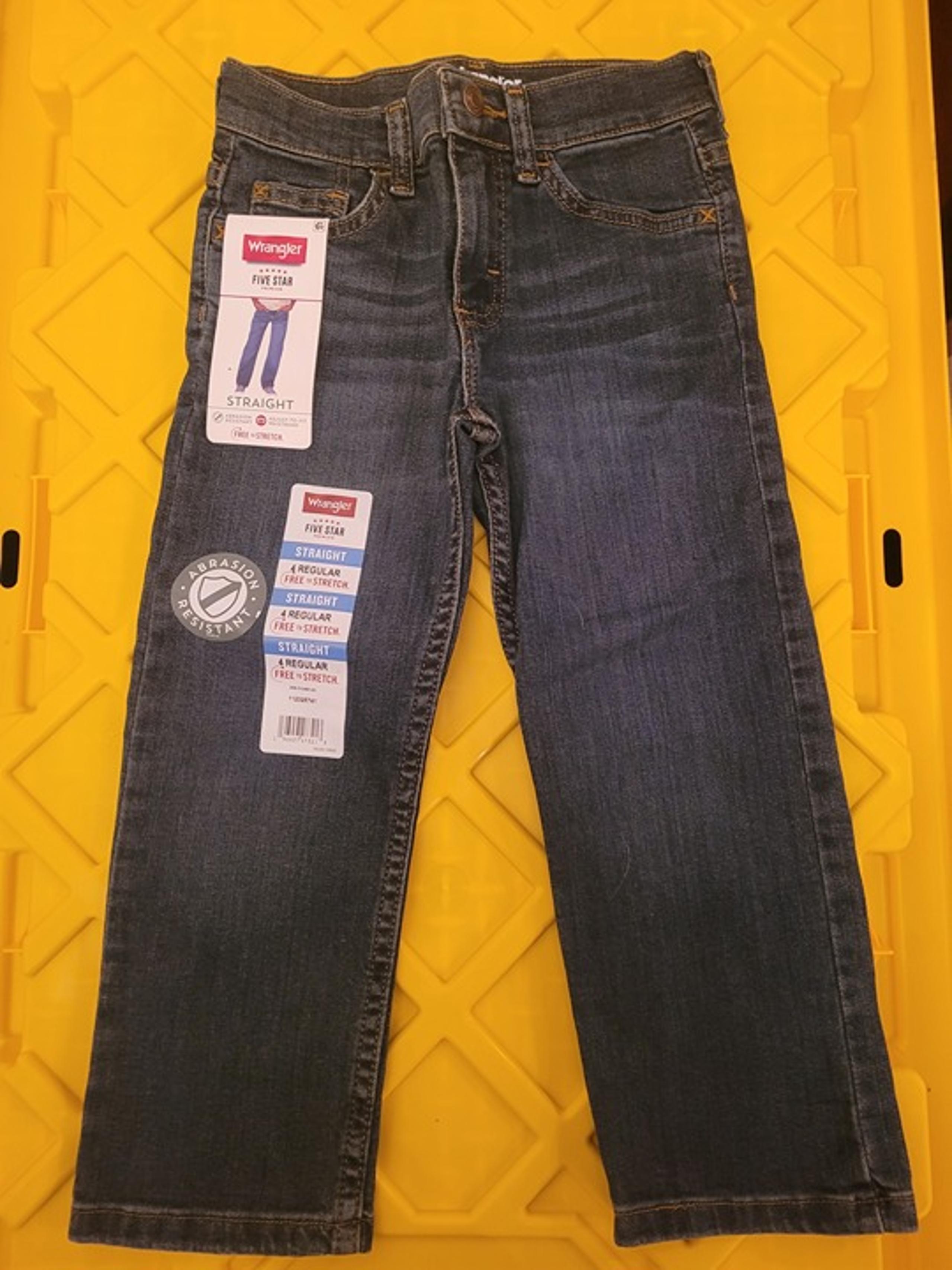 Wrangler Boy Jeans Size 4 Regular New