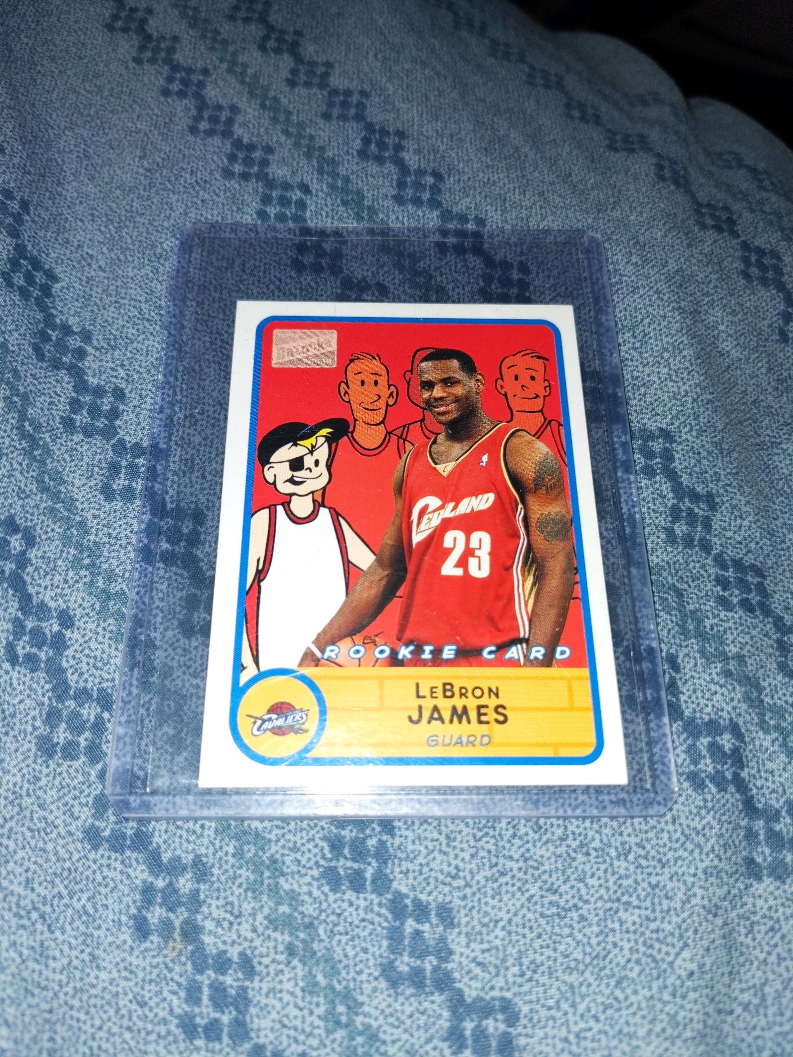 Lebron James rookie card bazooka joe