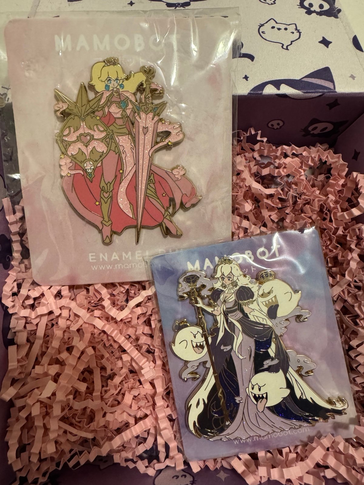 Mamobot Knight Princess and Boosette Peach