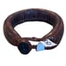 Vintage African Tribal Leather Bracelet With Black Painted Patterns