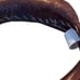 Vintage African Tribal Leather Bracelet With Black Painted Patterns