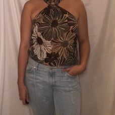 Y2K Rampage Floral Halter Top