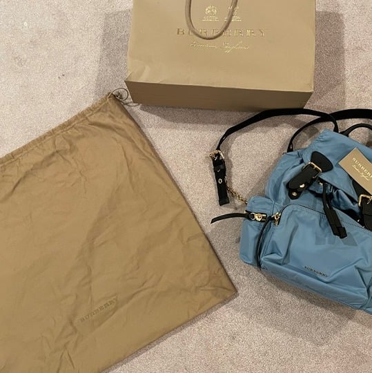 Burberry Nylon Medium Rucksack Backpack