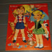 1962 Merrill JACK AND JILL PAPER DOLL 6 Dolls Clothes from Storyland Unused