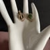 Ross Simons Vintage Vermeil Gemstone Button Earrings