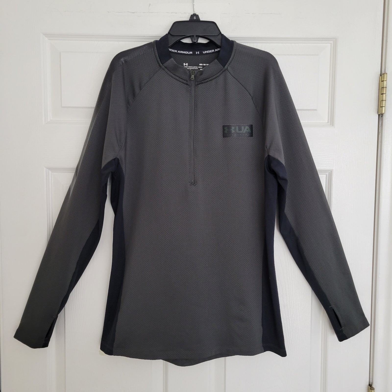 Under Armour Performance Fitted Coldgear 1/2 Zip Long Sleeve Sweatshirt Size Med
