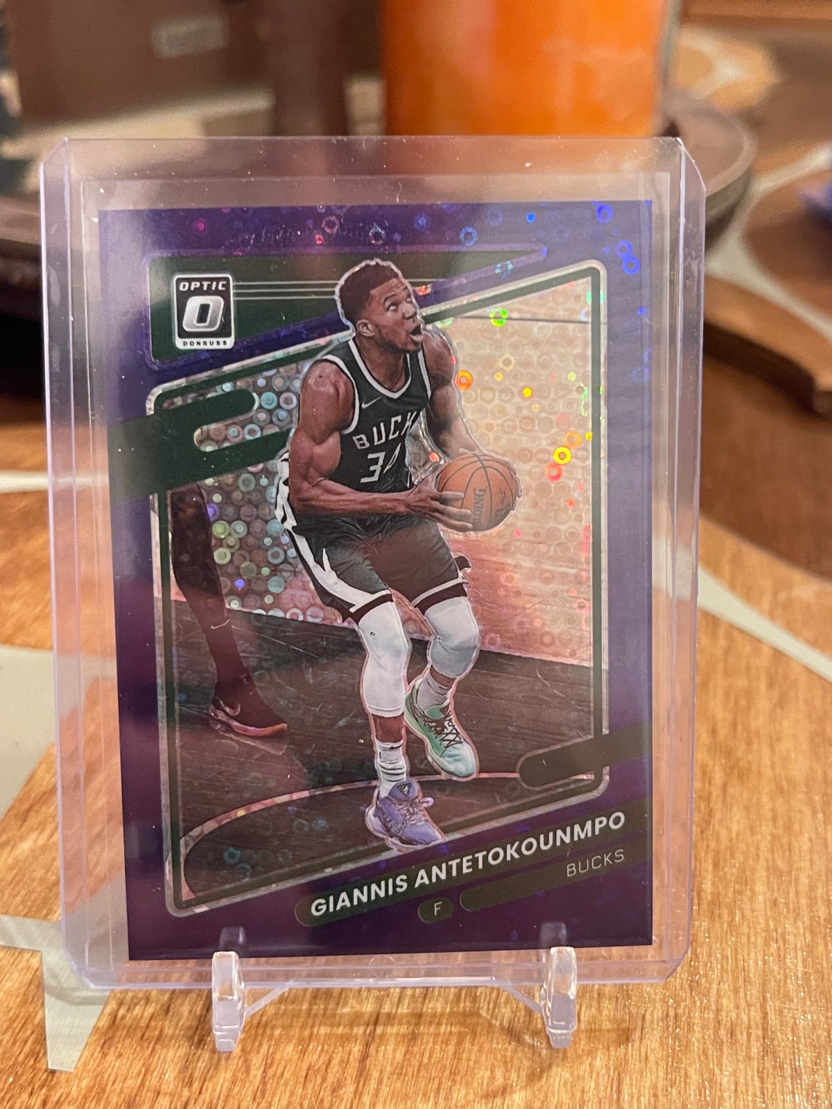 Giannis Antetokounmpo purple disco optic