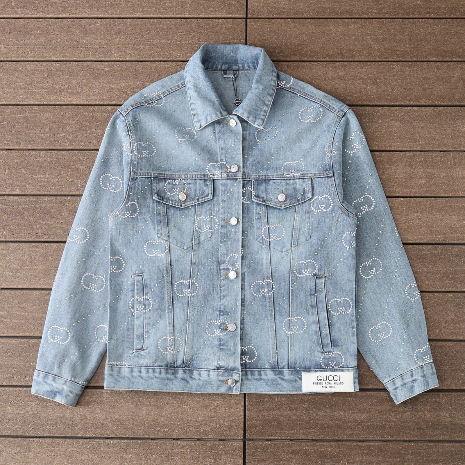 Gucci Light Blue Denim Jacket (M) (L) - NEW!