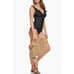 DKNY Swimwear Ruffle Plunge V-Neck Underwire One-Piece Swimsuit UPF 40+ Black S
