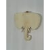 Carved Elephant Pendant with 14K Gold Crown and Tusks w/ Gemstones