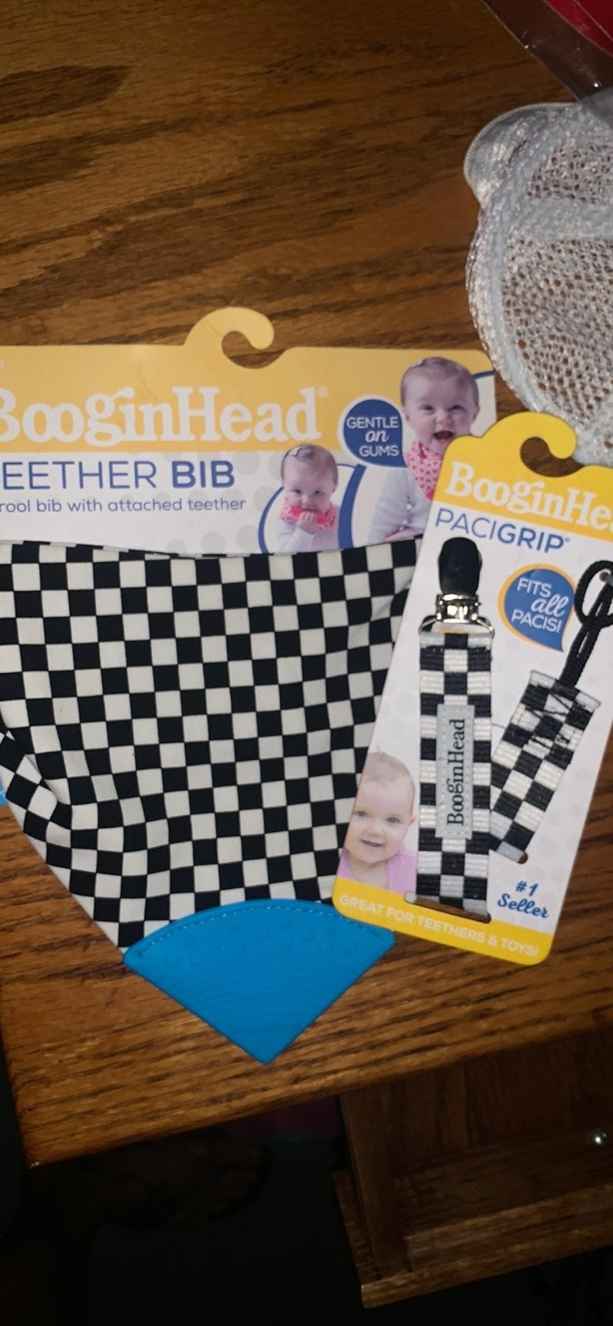 Teething Bib + PaciGrip