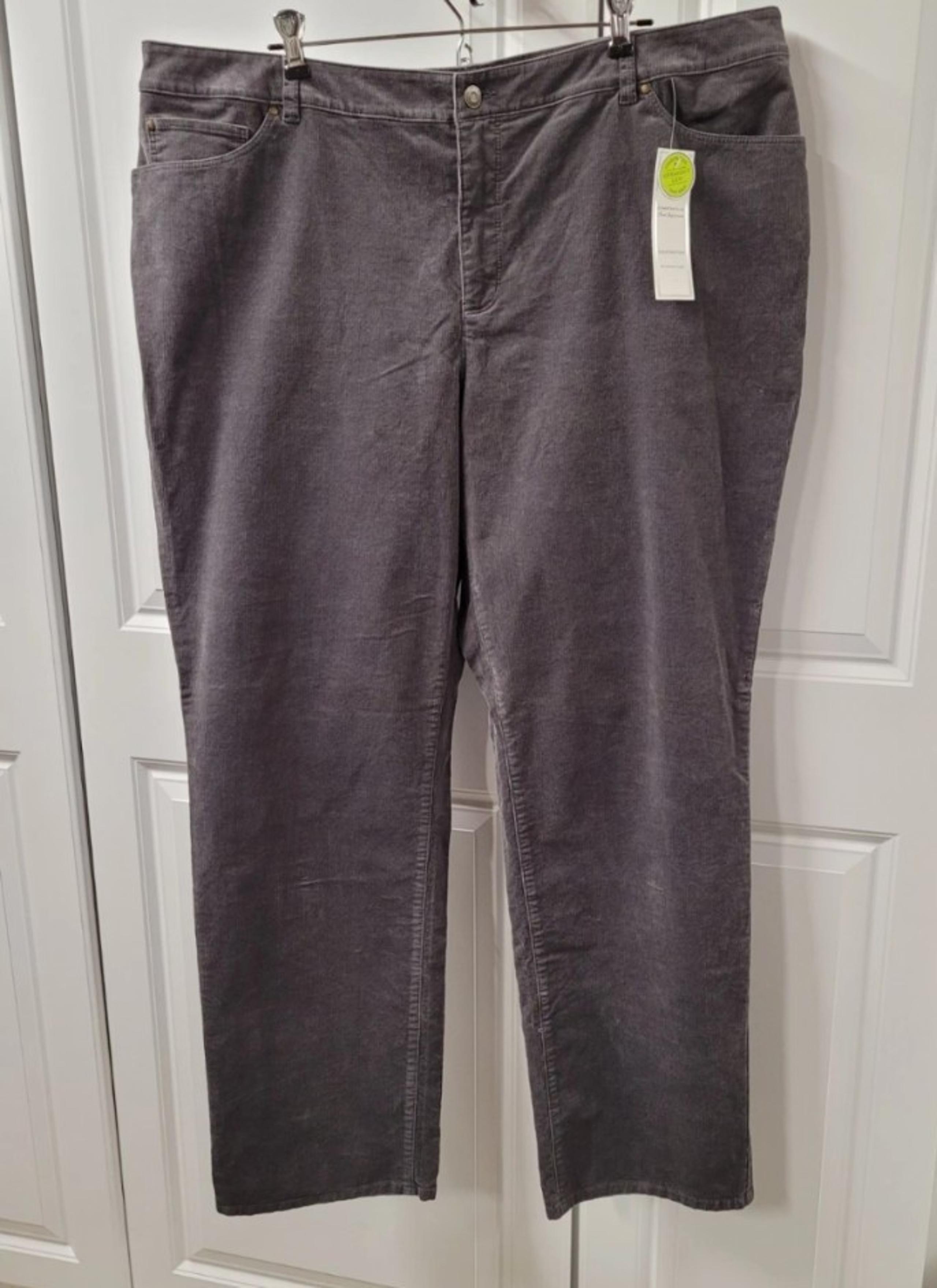 Charter Club Pants Women's
Size: 22W
Corduroy
Lexington Straight