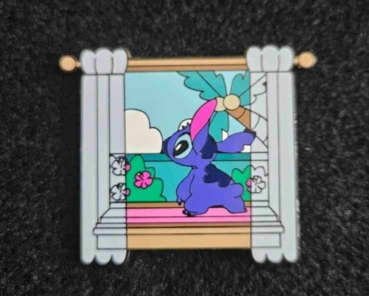 Fantasy pin inspired by Disney Stitch