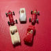 1950s Marx plastic Toy cars Made in Hong Kong