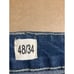 Dash American Designers High Rise Jeans, Distressed Acid Wash Denim Size 48x34
