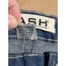 Dash American Designers High Rise Jeans, Distressed Acid Wash Denim Size 48x34