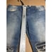 Dash American Designers High Rise Jeans, Distressed Acid Wash Denim Size 48x34
