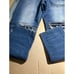 Dash American Designers High Rise Jeans, Distressed Acid Wash Denim Size 48x34