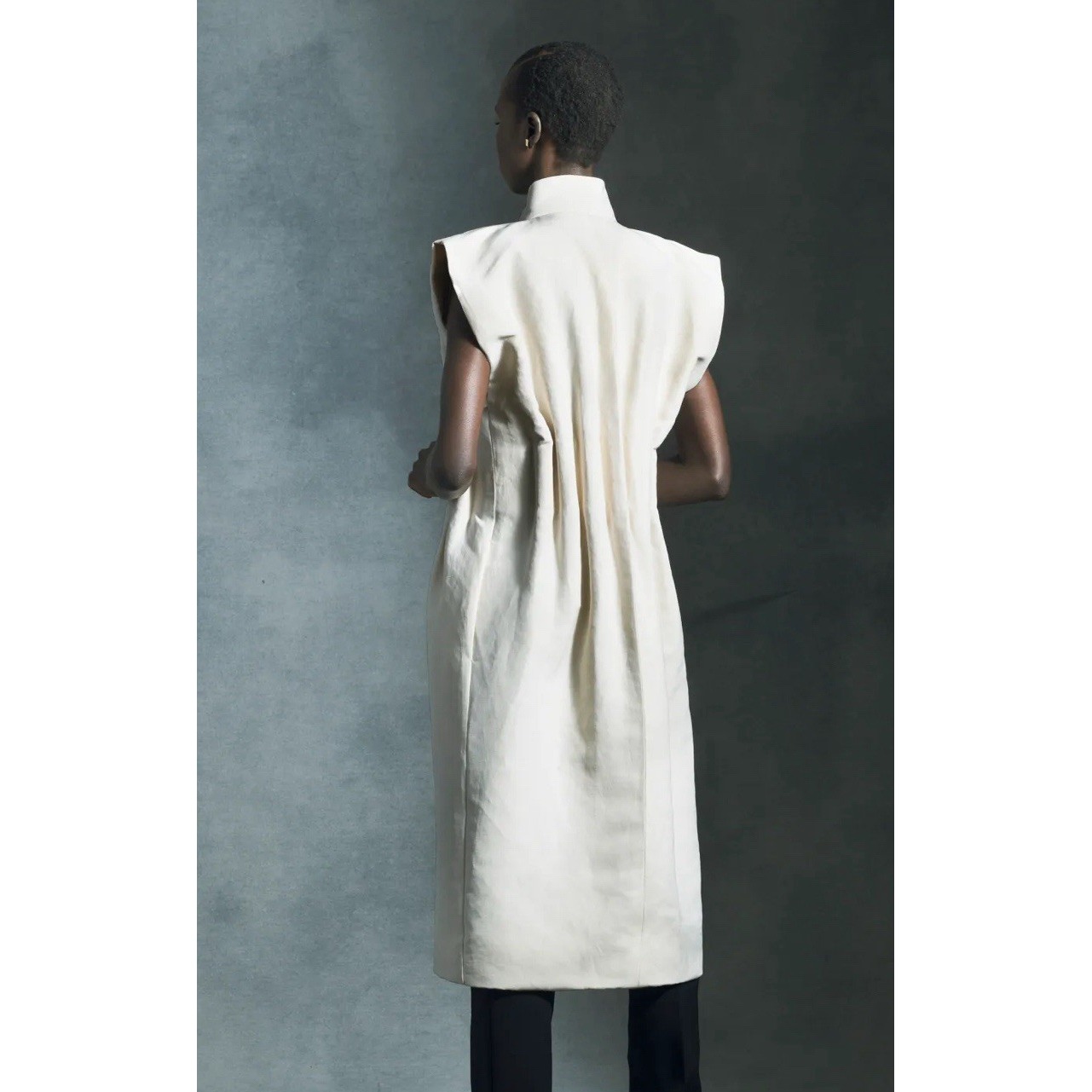 Zaid Affas Designer RTW Spring 2016 RUNWAY High End Size 4, White Sand Dress
