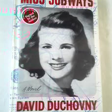 Miss Subways Signed By David Duchovny Hardcover First Ed 2018 X-Files Mulder