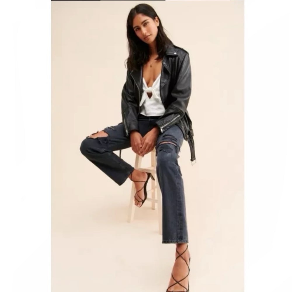 Agolde 90's Vagabond Jeans Black Straight leg