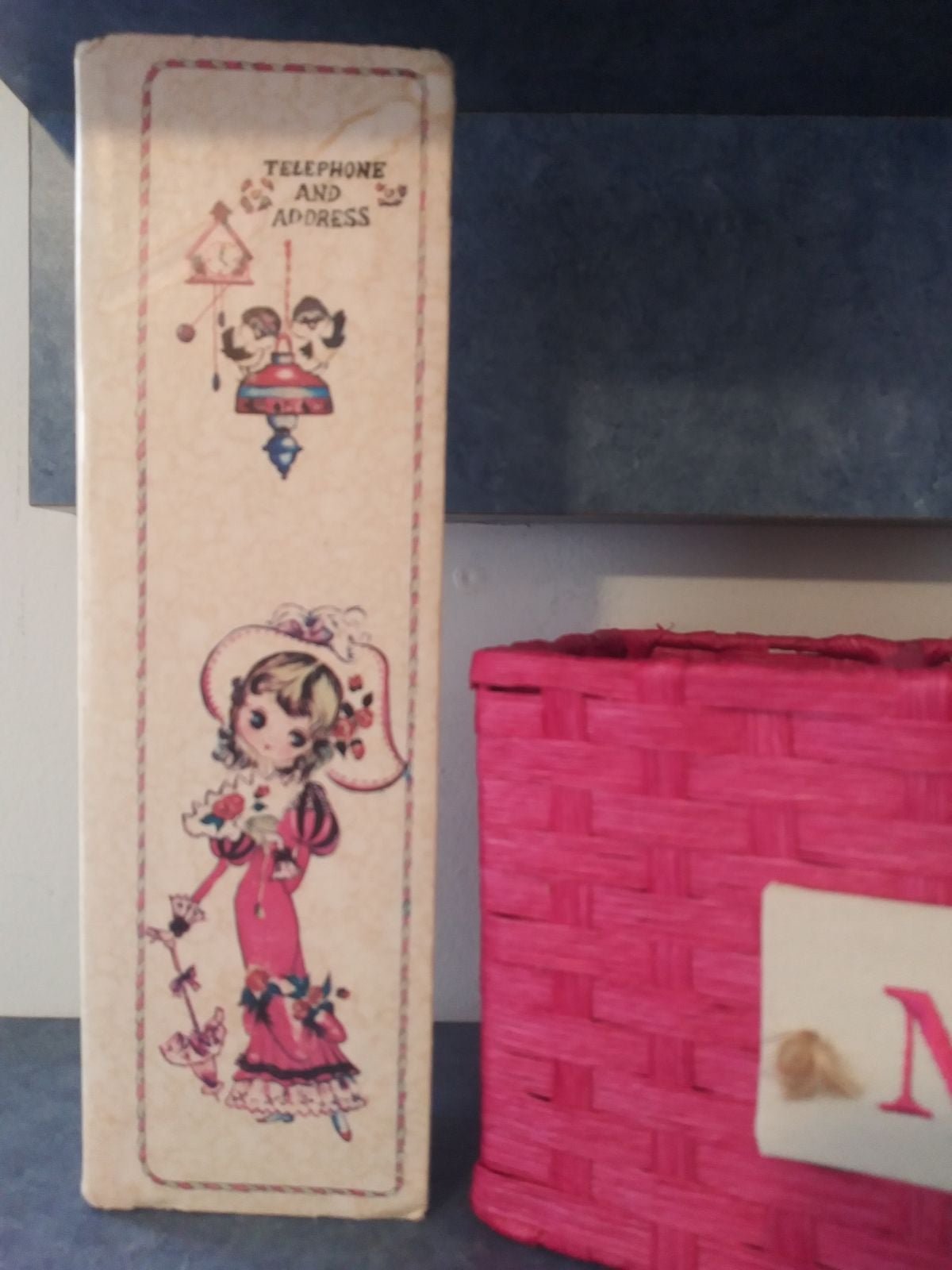 Vintage Telephone & Address Book