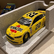 Joey Logano Signed Diecast #22 Shell Pennzoil - CUP CHAMPION COA /721