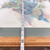 Sheila Dale Watercolor Painting Print Large Peacock Signed Framed 24.75x22.25