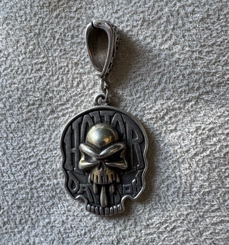925 Skull pendant