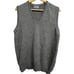 Vintage Pendleton Pure Virgin Wool Lambswool Yarn Sweater Vest Men Top Sz L Grey