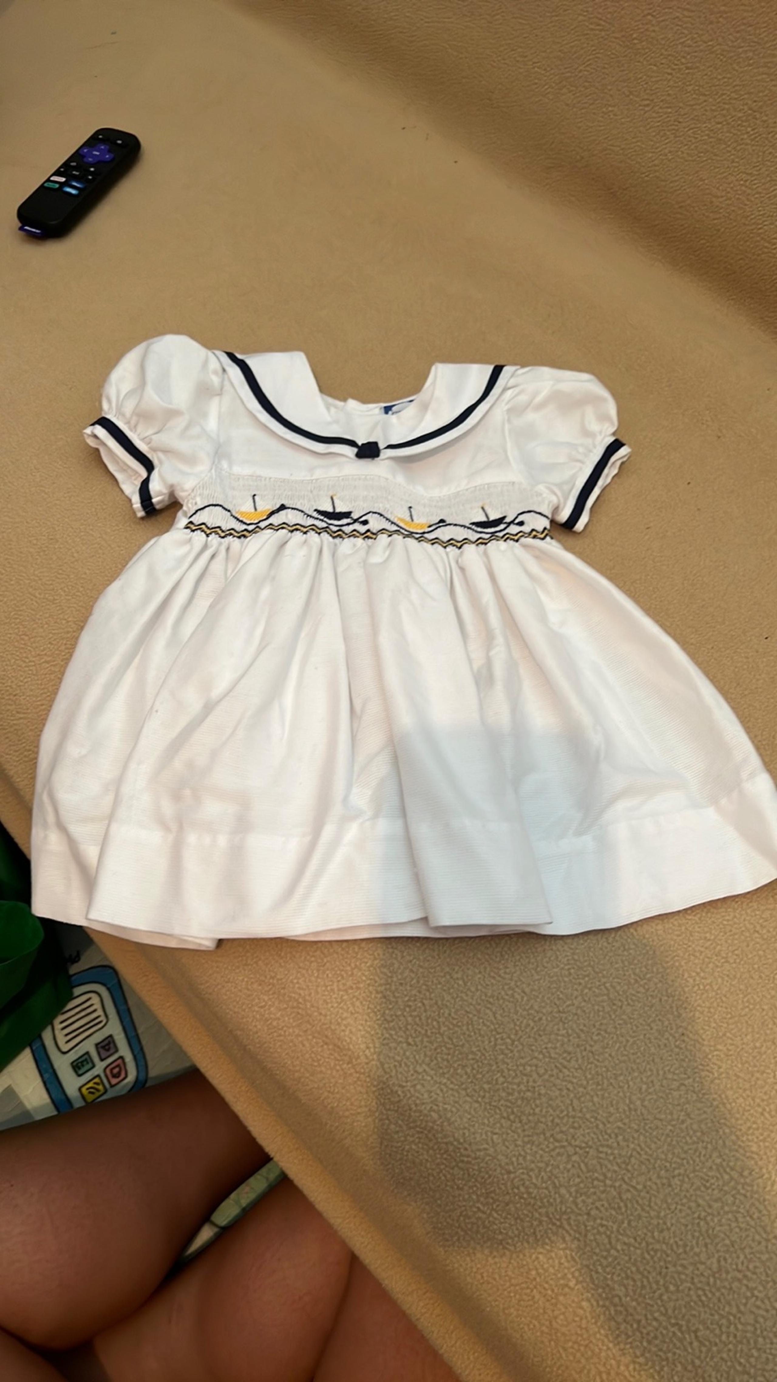 White sailor dress