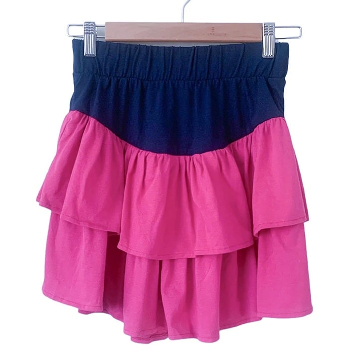 Vintage s Tiered Skater Skirt