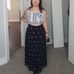 Vintage 90's XL Kasha De Rodier Prairie Cottagecore Skirt