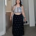 Vintage 90's XL Kasha De Rodier Prairie Cottagecore Skirt