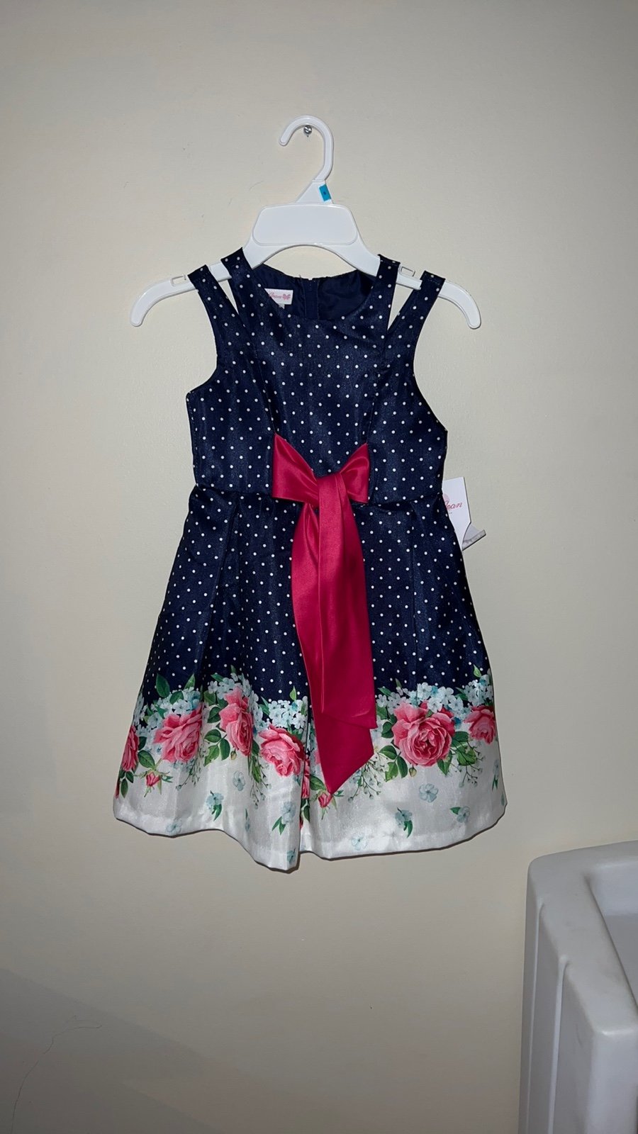 Bonnie Jean toddler navy dress