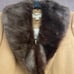Michael Kors Faux Fur Wool Coat in Dark Camel