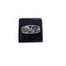 Size 10 Vintage 925 3 Stones Birthstone Swirl Ring