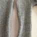 【SWEET MOMMY】Gray Ribbed Knit Maternity Slit Dress【Excellent Condition】