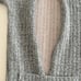 【SWEET MOMMY】Gray Ribbed Knit Maternity Slit Dress【Excellent Condition】